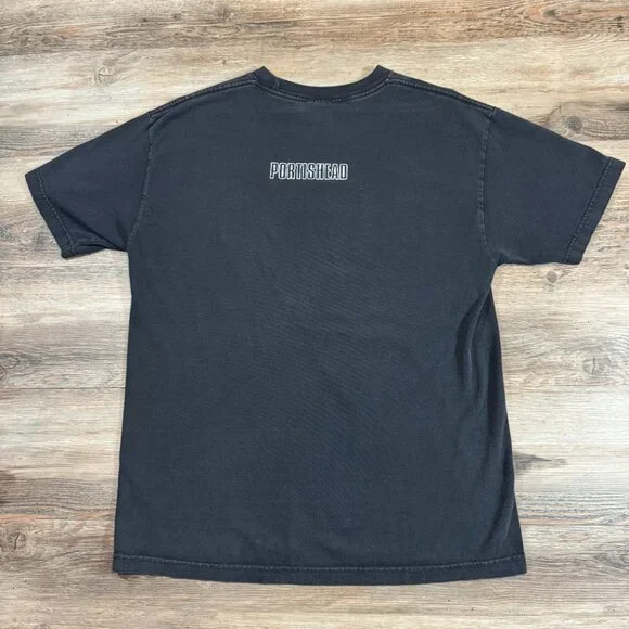 Rare Vintage 90s PORTISHEAD Trip Hop Band Concert T Shirt L Box
